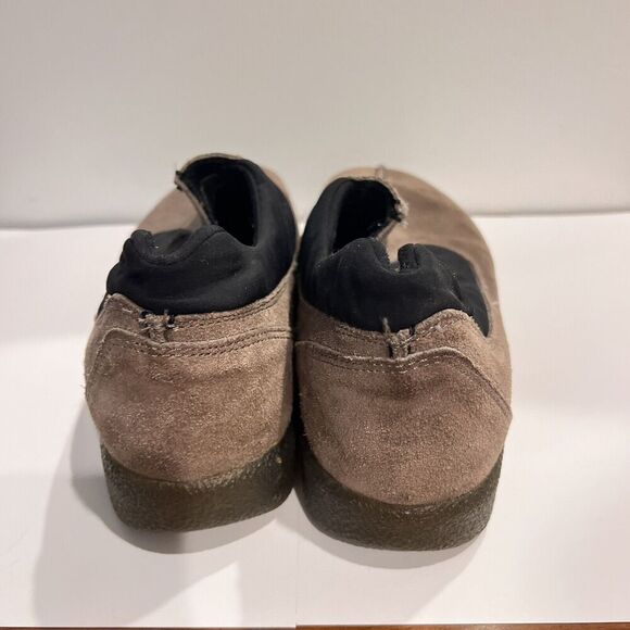 Tsubo Beige Gray Suede Slip On Shoes Mens 11 EU 45 Neoprene Comfort Spain Casual - Picture 9 of 10